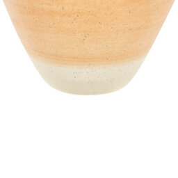 Beliani 34 Cm Hand-Painted Terracotta Vase Orange-To-Beige Ombre Vintage-Inspired - thumbnail 6