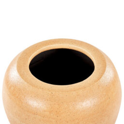 Beliani 34 Cm Hand-Painted Terracotta Vase Orange-To-Beige Ombre Vintage-Inspired - thumbnail 5