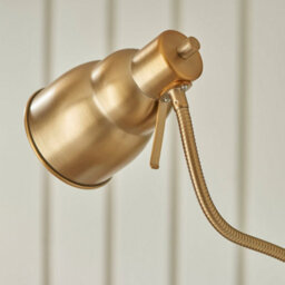 Loops Elegant Adjustable 1630mm Tall Floor Lamp With Brushed Aged Brass Shade For Stylish Interiors - thumbnail 5