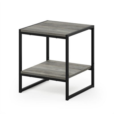 Walplus Camnus Modern Living Side Table, French Oak Grey Finish For Home Décor - image 1