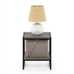 Walplus Camnus Modern Living Side Table, French Oak Grey Finish For Home Décor - thumbnail 5