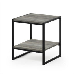Walplus Camnus Modern Living Side Table, French Oak Grey Finish For Home Décor - thumbnail 1