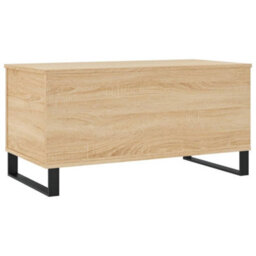 Berkfield Coffee Table Sonoma Oak 90X44.5X45 Cm Engineered Wood - thumbnail 5