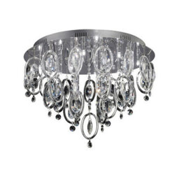 Luminosa Lighting Luminosa Solana Ceiling 18 Light G4 Polished Chrome/crystal, Not Led/cfl Compatible - thumbnail 1