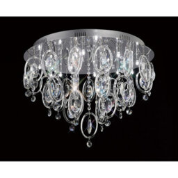 Luminosa Lighting Luminosa Solana Ceiling 18 Light G4 Polished Chrome/crystal, Not Led/cfl Compatible - thumbnail 2