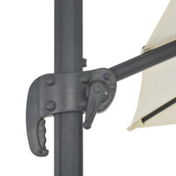 Walplus Cantilever Garden Parasol With Aluminium Pole 300X300 Cm Sand - thumbnail 7