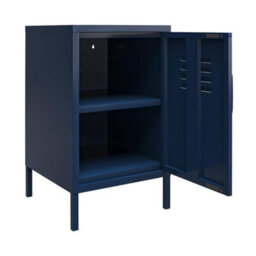 Dorel Home Bradford Metal Locker End Table Navy - thumbnail 3