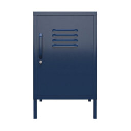 Dorel Home Bradford Metal Locker End Table Navy - thumbnail 1