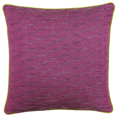 Paoletti Marylebone Geometric Piped Polyester Filled Cushion - image 1