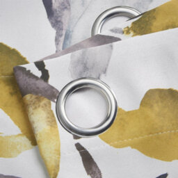 Luxury Living Gi Printed Ring Top Curtains Ochre - thumbnail 3
