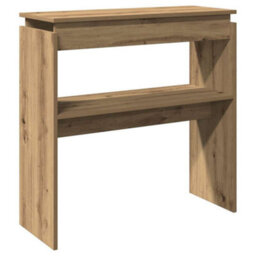 Berkfield Console Table Artisan Oak 80X30X80 Cm Engineered Wood - thumbnail 6