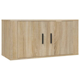 Berkfield Classic 3 Piece Tv Cabinet Set Sonoma Oak Engineered Wood - thumbnail 4