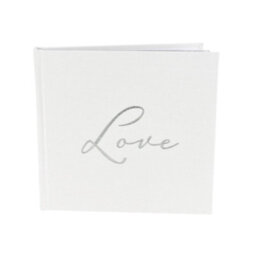 "Amore Wedding Photo Album Holds 48 4X6"" Prints - Love"