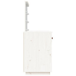 Walplus Dressing Table With Led White 95X50X133.5 Cm Solid Wood Pine - thumbnail 7