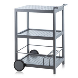 Alfresia Grey Garden Bar Trolley
