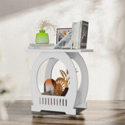 Large Bedside Table Drawer Cabinet Side End Table Nightstand Storage Shelf - thumbnail 4