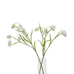Hill Interiors The Natural Garden Collection Fritillaria Stem Artificial Flower White (One Size) - thumbnail 4