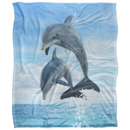 Royce Mcclure Silky Dolphin Jumpers Supersoft Blanket Multicoloured (152Cm X 127Cm)