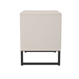 Ancona Matt Kashmir 2 Drawer Non-Extendable Bedside Table (H)515mm (W)575mm (D)395mm - thumbnail 5