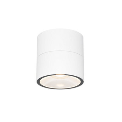 Luminosa Lighting Luminosa Spin Outdoor Surface Mounted Downlight White 3000K 480Lm Ip54 - image 1