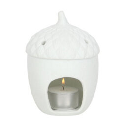 Ceramic Cosy Acorn Tealight Candle Holder - thumbnail 3