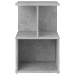 Berkfield Elegant Bedside Cabinet Concrete Grey 35X35X55 Cm Engineered Wood - thumbnail 4