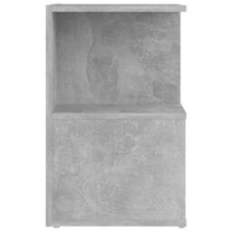 Berkfield Elegant Bedside Cabinet Concrete Grey 35X35X55 Cm Engineered Wood - thumbnail 5