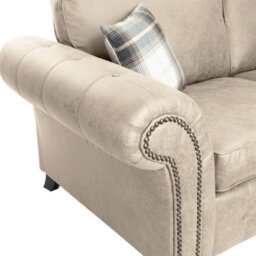Oakland Suede Leather 1C2 Corner Sofa Marble - thumbnail 8