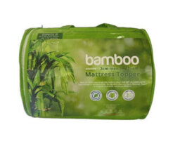 Homespace Direct Ltd Memory Foam Mattress Topper With Organic Bamboo Cover 4Cm Deep - thumbnail 7