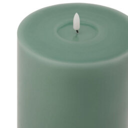 Luxe  Collection  Melt  Effect  6X12  Sage  Led  Wax  Candle - thumbnail 2