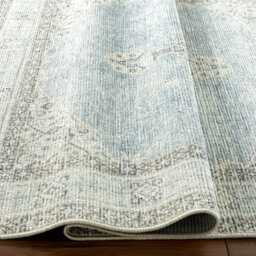 Livabliss Becki Owens Lila-Vintage Grey Brown Blue Traditional Boho Living Dining Bedroom Rug 160 X 213 Cm Easy Care, Non Shedding - thumbnail 3