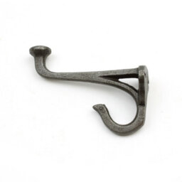 Oakcrafts - Antique Cast Iron Evelyn Hall Stand Hat & Coat Hook 100mm - Pack Of 4 Hooks - thumbnail 3