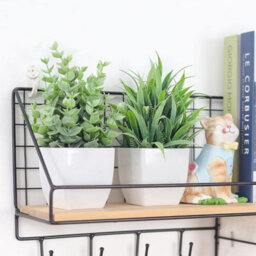 CLEFFNS 4 Pack Fake Plants Mini Artificial Plants Indoor With Pot Home Decor Indoor Office Table Room Farmhouse Bathroom Decor Faux Plants - thumbnail 7