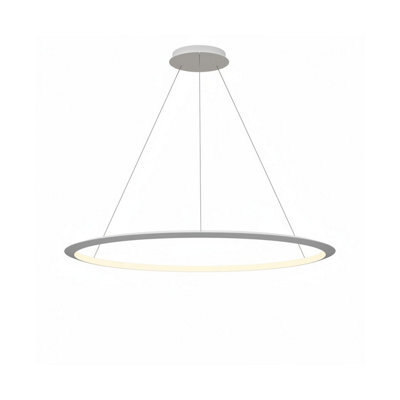 Luminosa Lighting Luminosa Circular Inward 121Cm Integrated Led Pendant Ceiling Light White 72W 4000K Dali Dimmming - image 1