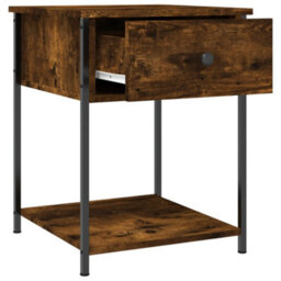 Berkfield Bedside Tables 2 Pcs Smoked Oak 44X45X58 Cm Engineered Wood - thumbnail 6