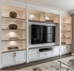 Plug & Play 8 Light Media Wall Led Lighting Kit Wifi & Remote Dimmer Controlled 3000K Warm White Satin Chrome - thumbnail 2