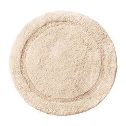 Allure Bath Fashions Round Bath Mat Non-Slip - Stone - thumbnail 1