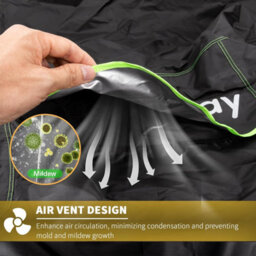 Beeway Garden Furniture Cover With Air Vent, Waterproof Patio Rattan Sofa Table Chair Set - 420 D Oxford Fabric, Windproof - 242 - thumbnail 6