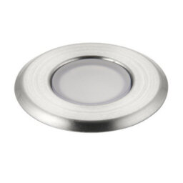 Luminosa Lighting Luminosa Cove Outdoor Coastal Recessed Ground Light Blue Ip67 0.8W Marine Grade Brushed Stainless Steel & Frosted - thumbnail 5