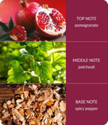 Heart and Home Bamboo Pomegranate & Pepperwood Small Soy Candle  - 20 Hours Burn - Crackling Wick - thumbnail 4