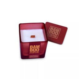 Heart and Home Bamboo Pomegranate & Pepperwood Small Soy Candle  - 20 Hours Burn - Crackling Wick - thumbnail 3