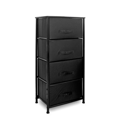 Clarisworld Drawers Storage Tower Dresser - Wood Top, Sturdy Steel Frame, Organizer Unit For Bedroom, Hallway, Entryway, Closets - image 1