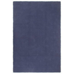 Berkfield Rug Rectangular Navy Blue 160X230 Cm Cotton