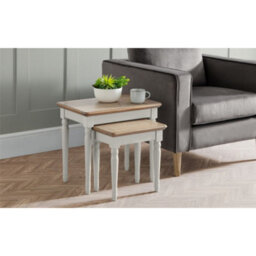 Ashfield Premium Grey Lacquered Nest Of Tables