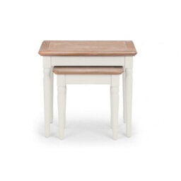 Ashfield Premium Grey Lacquered Nest Of Tables - thumbnail 4