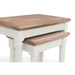 Ashfield Premium Grey Lacquered Nest Of Tables - thumbnail 7