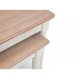 Ashfield Premium Grey Lacquered Nest Of Tables - thumbnail 8