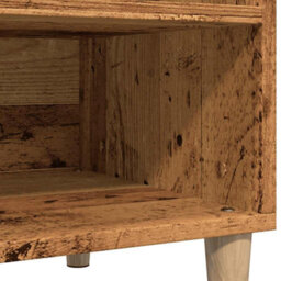 Berkfield Record Cabinet Artisan Oak 84.5X38X48 Cm Engineered Wood - thumbnail 8