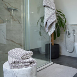 Allure Bath Fashions Luxury Zero Twist Leopard Print Hand Towels Pack Of 2 - 100% Cotton - thumbnail 2