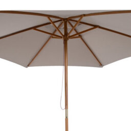 Outsunny 2.5M Wood Garden Parasol Sun Shade Patio Outdoor Wooden Umbrella Canopy - thumbnail 7